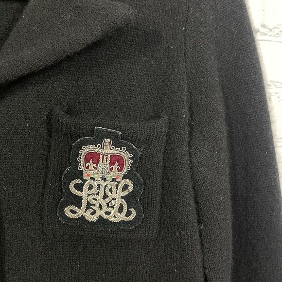 VTG 90’s Ralph Lauren Cardigan Women PP Wool Cashmere Chrest Preppy Old Money - Picture 6 of 13